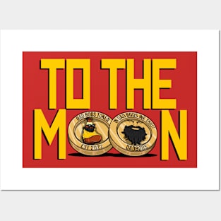 Dad Bods Token To The Moon Posters and Art